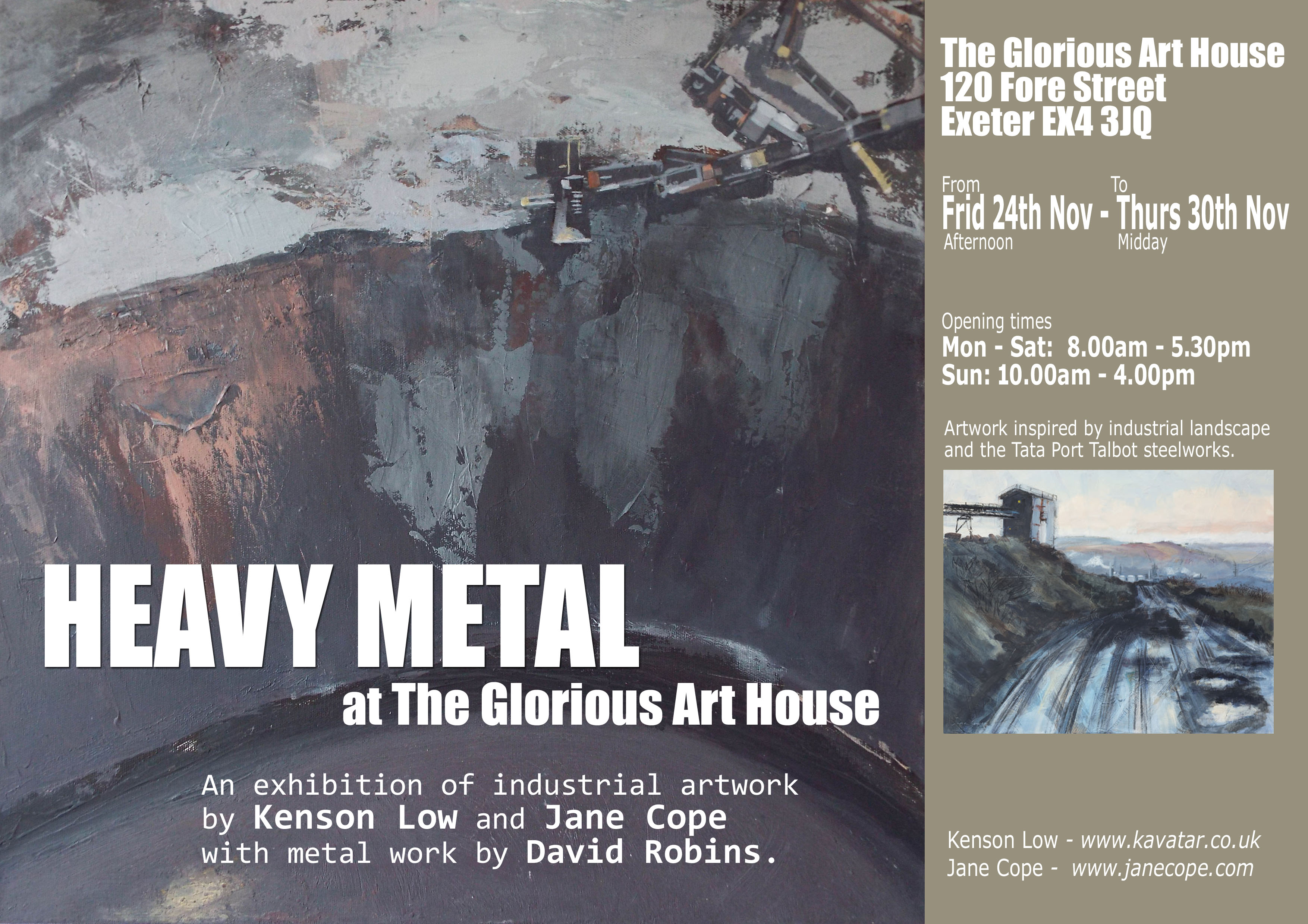 Industrial Artwork – November Exhibition